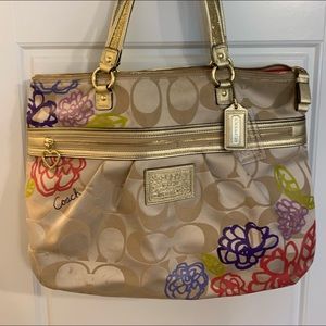 Coach | Poppy Daisy Signature Handbag | Tote | Bag